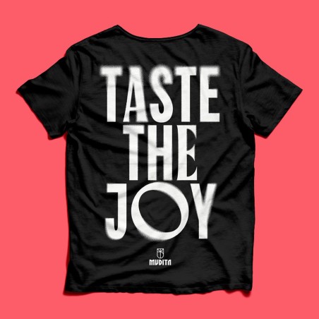 T-Shirt Taste the Joy Nera